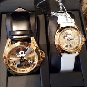 NWT Disney His & Hers Watches